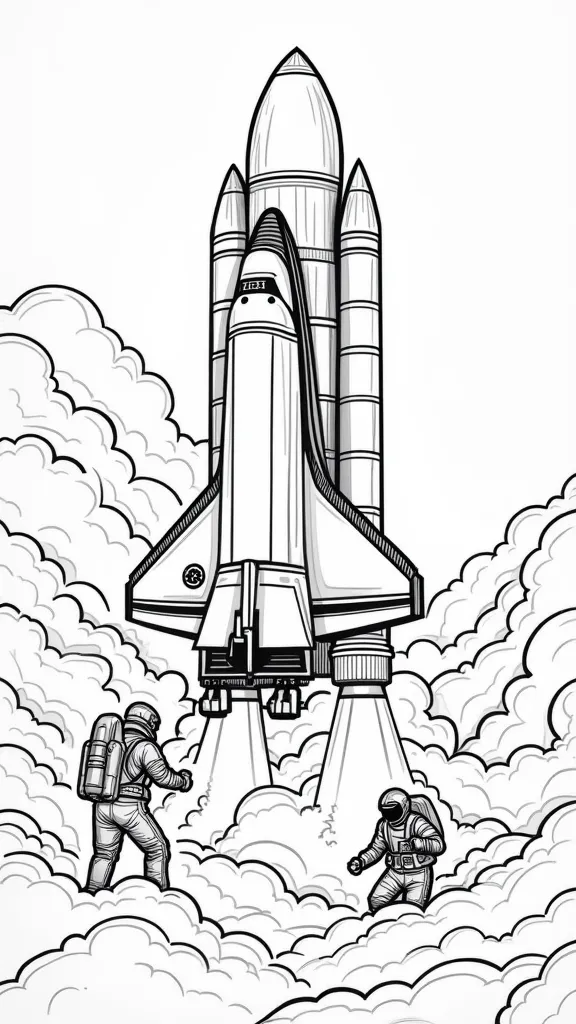 challenger coloring pages